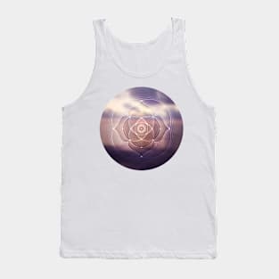 Morning silence | Sacred geometry Tank Top